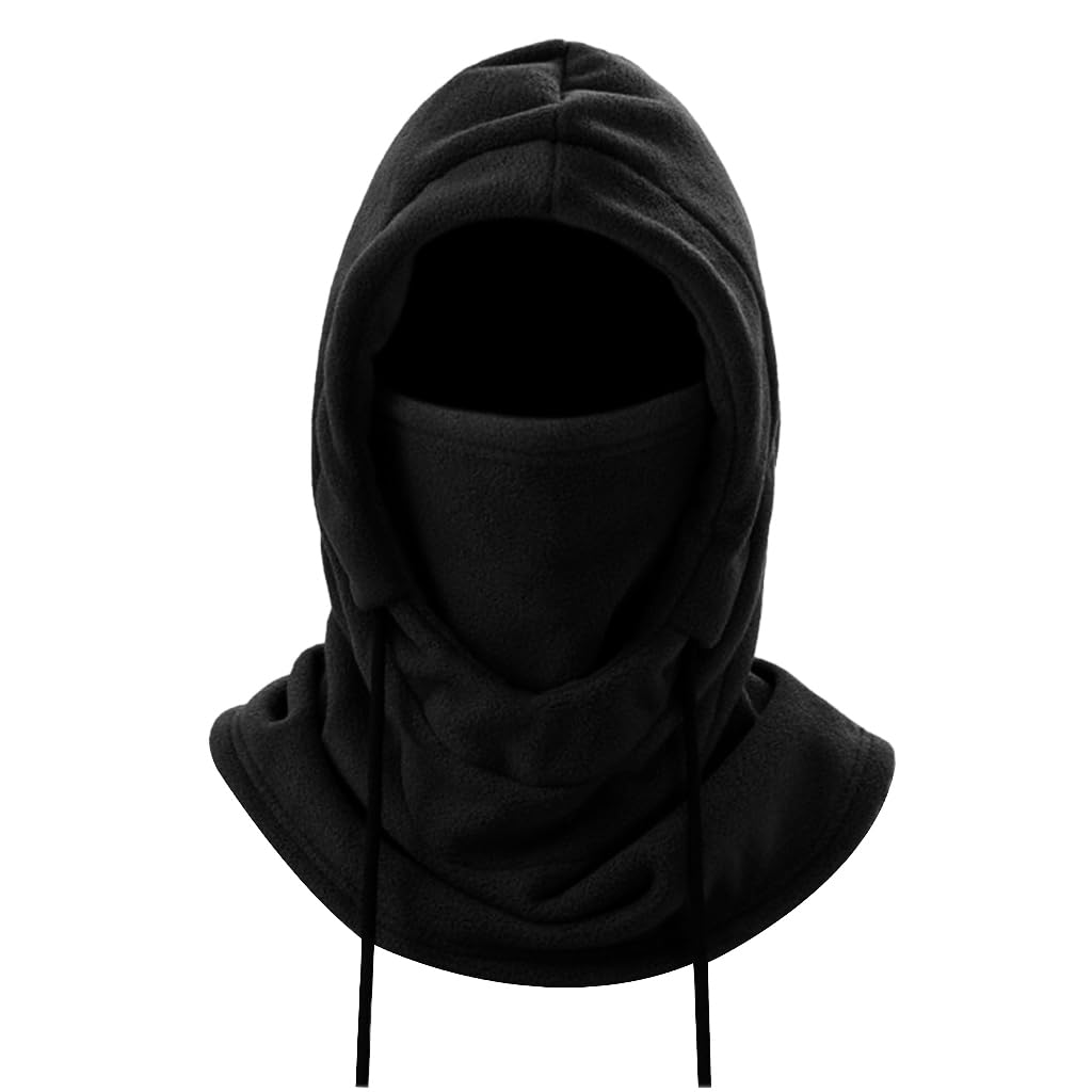 Venzina Balaclava for Men, Winter Face Mask Hat for Women, Windproof Thermal Winter Hat Ski Mask, Fashion Outdoor Warm Fleece Balaclava with Strawstring for Motorcycle Bike Cycling Neck Warmer Venzina Balaclava for Men, Winter Face Mask Hat for Women, Windproof Thermal Winter Hat Ski Mask, Fashion Outdoor Warm Fleece Balaclava with Strawstring for Motorcycle Bike Cycling Neck Warmer